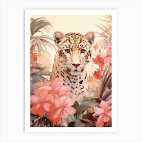 Leopard In The Jungle 14 Art Print