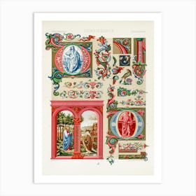 Renaissance Pattern, Albert Racine (9) 1 Art Print
