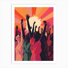 African Women In The Sun Art Print