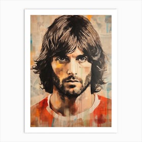 George Best (2) Art Print