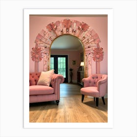 Deco Living Room Art Print