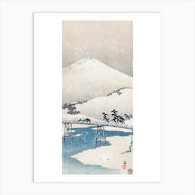 Snowy Landscape With Mount Fuji (1900–1910), Ohara Koson Art Print