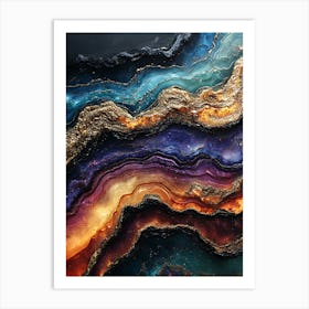 Stunning Whimsical Marble 10 Art Print