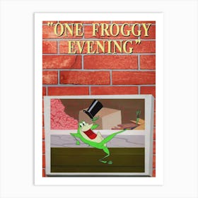 One Froggy Evening (1955) Art Print