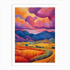 Yakima Valley Fauvism 4 Art Print