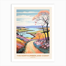 The Northumberland Coast England 2 Hike Poster Art Print