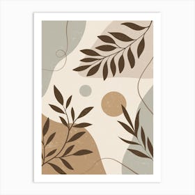 Abstract Leaves 23 Art Print