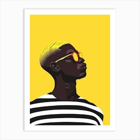 Man In Sunglasses 5 Art Print