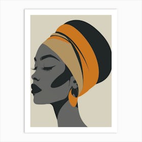 Portrait Of African Woman 61 Art Print