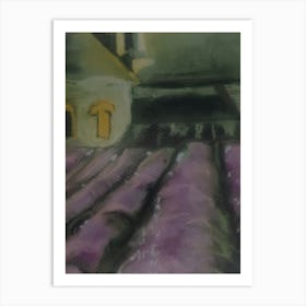 Lavender Fields Art Print