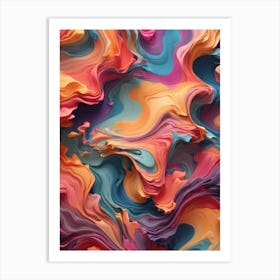 Abstract Painting  Print     Art Print