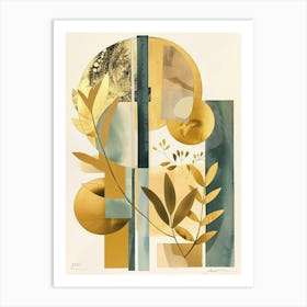 'Gold Leaf' 11 Art Print