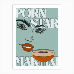 Pornstar Martini Lady Art Print