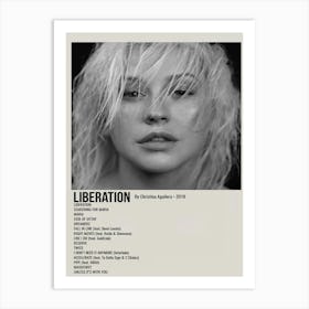 Liberation By Christina Aguilera 2018 Poster 2 Art Print