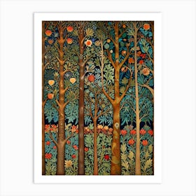 William Morris Forest Of Trees Art Print