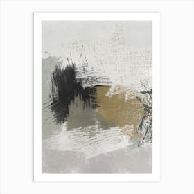 Abstract Brushstrokes Painting Art Print