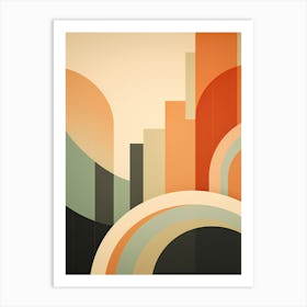 Abstract Cityscape Art Print