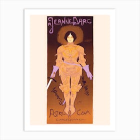 Poster For The New Arrivals Store “A Joan Of Arc” In Carcassonne (1898), Georges De Feure Art Print