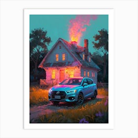 House In The Woods Art Print