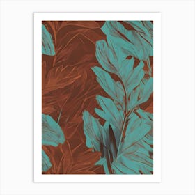 Tropical Leaves 32 Art Print