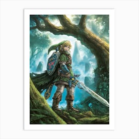 Legend Of Zelda Art Print