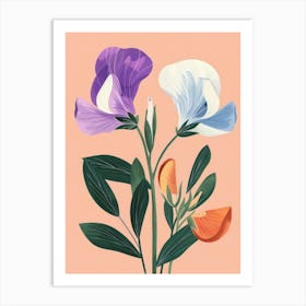 Sweet Peas 9 Art Print