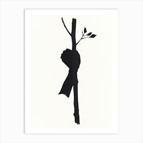 Tree and Hand Art Print