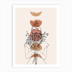 Over the Moon Art Print