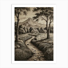 Country Road 5 Art Print