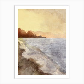 Sunset At The Beach 111 Art Print