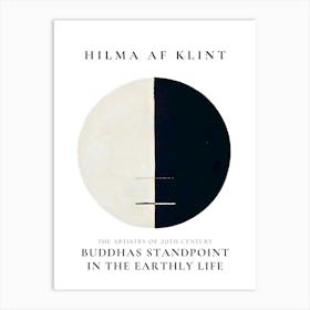 Hilma Af Klint Buddha Standpoint In The Earthly Life Art Print