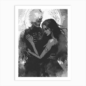 The Ghost Loving Art Print