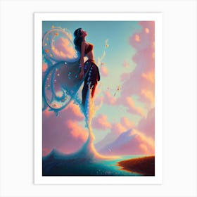 Fairy In The Sky Art Print
