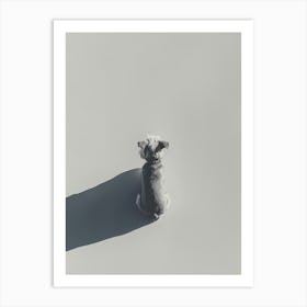 Shadow Of A Dog. Generated AI. Art Print 3 Art Print