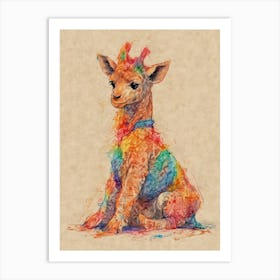 Giraffe 37 Art Print