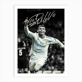 Cristiano Ronaldo Funny Art Print