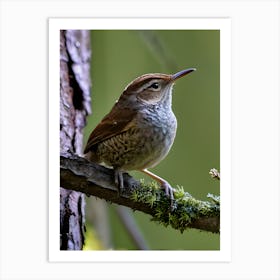 House Wren -Reimagined 16 Art Print