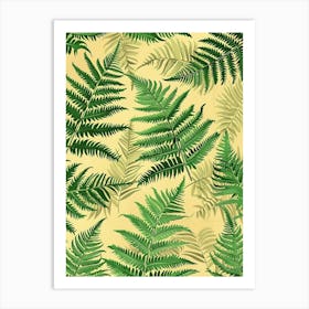 Pattern Poster Royal Fern 2 Art Print