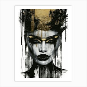 Black And Gold Canvas Print 24 Art Print