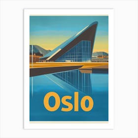 Aihrgdesign A Vintage Travel Poster Of Oslo 3 Affiche