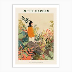 In The Garden Poster Portland Japanese Garden Usa 2 Art Print