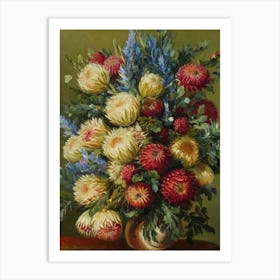 Proteas Painting 2 Flower Art Print