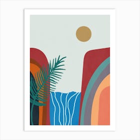 Waterfall Joy Art Print