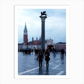 Venice Saint Marco Square Evening Italian Italy Milan Venice Florence Rome Naples Toscana photo photography art travel Art Print