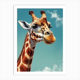 Giraffe Canvas Print Art Print