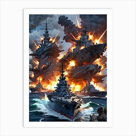 World War Ii 2 Art Print