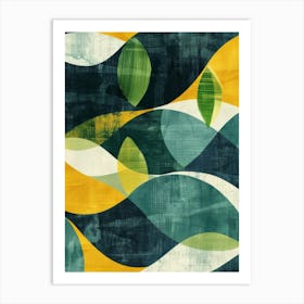 Abstract Wave Pattern 26 Art Print