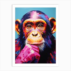 Monkey Pop Art 1 Art Print