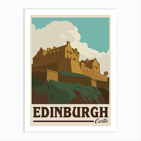 Edinburgh Castle 1612 Art Print