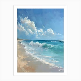 Peaceful Beach 12 Art Print